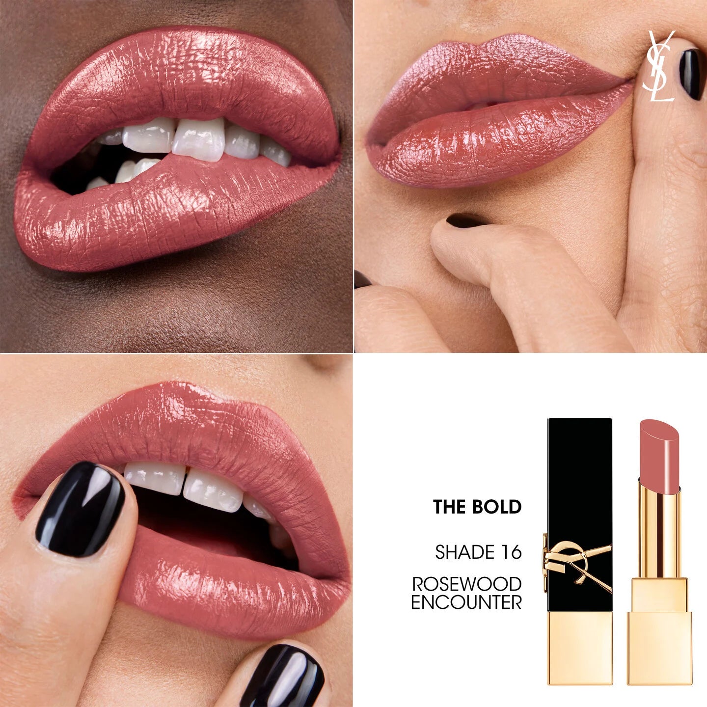 Yves Saint Laurent The Bold High Pigment Lipstick | 16 Rosewood Encounter