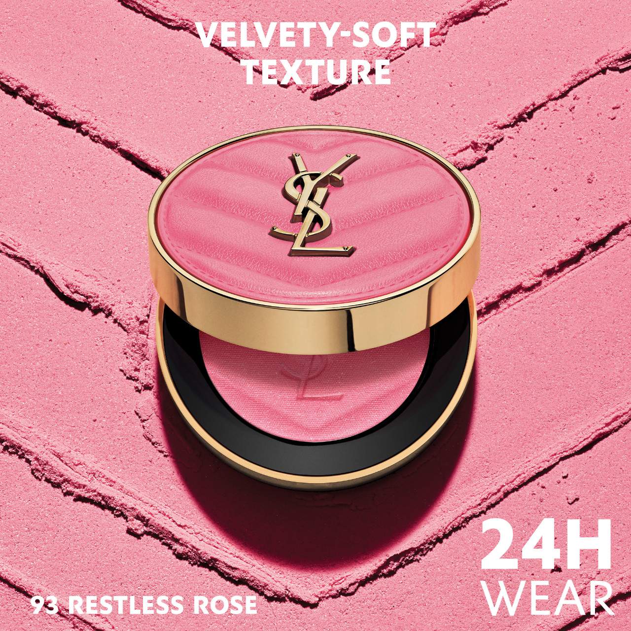 Yves Saint Laurent Make Me Blush 24H Buildable Powder Blush | 93 Restless Rose