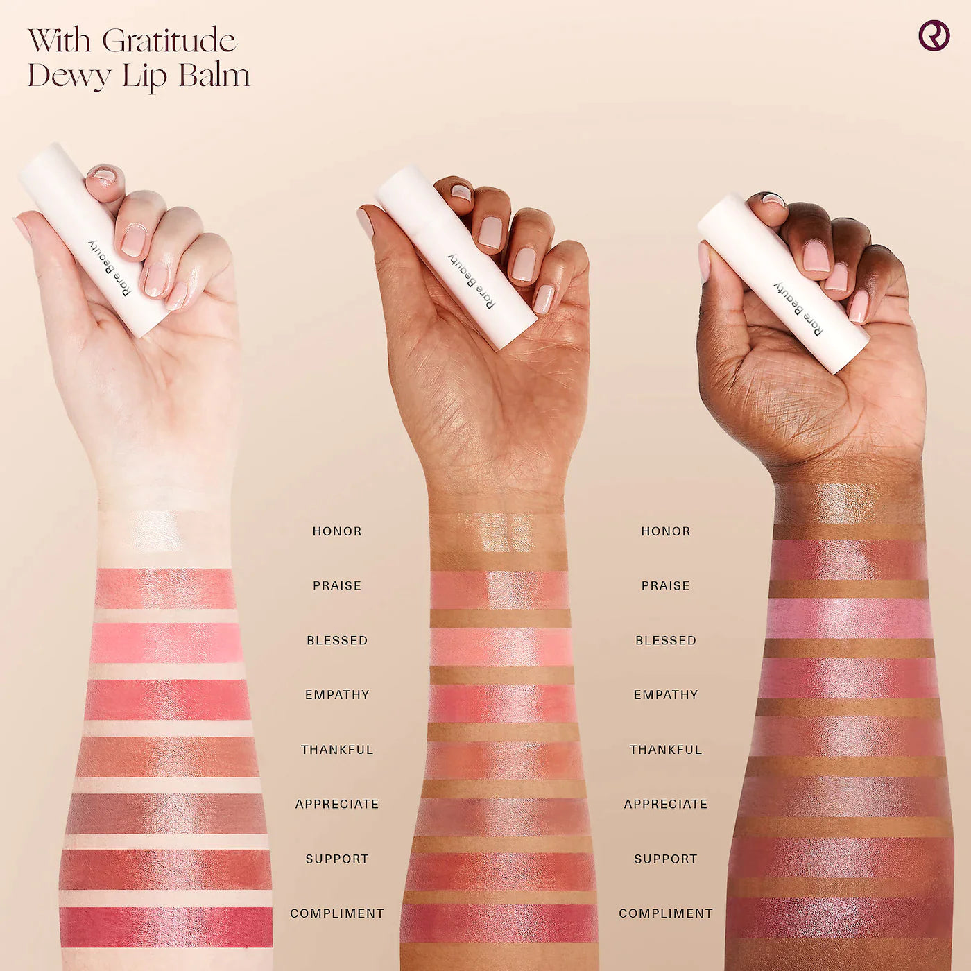 Rare Beauty With Gratitude Dewy Lip Balm | Appreciate