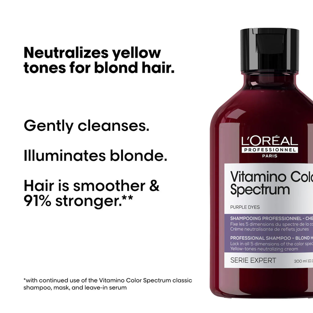 L'Oréal Professionnel Vitamino Color Spectrum Professional Shampoo Blond Hair 300 ml / 10.1 oz