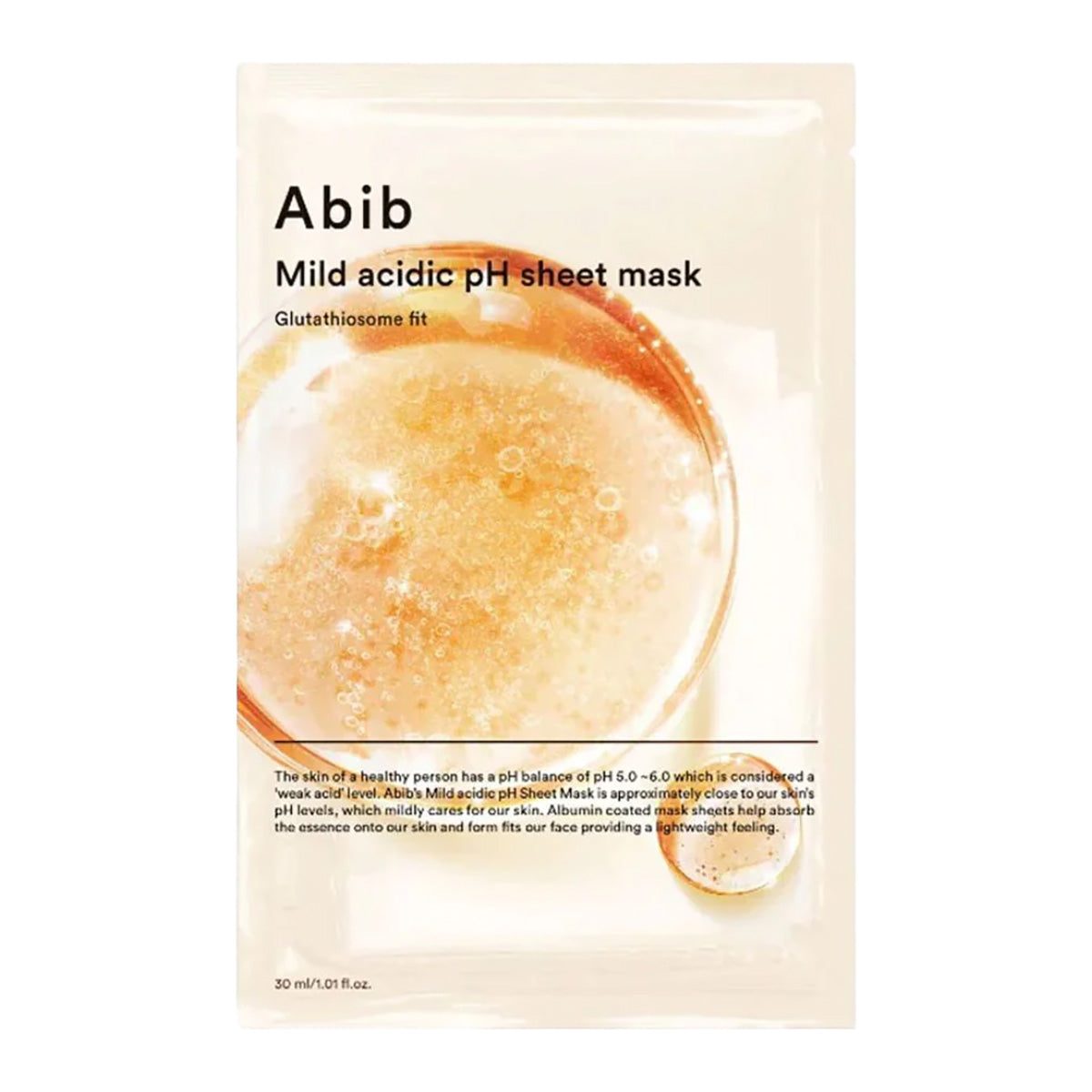 Abib Mild Acidic PH Sheet Mask Glutathiosome Fit (1ea)