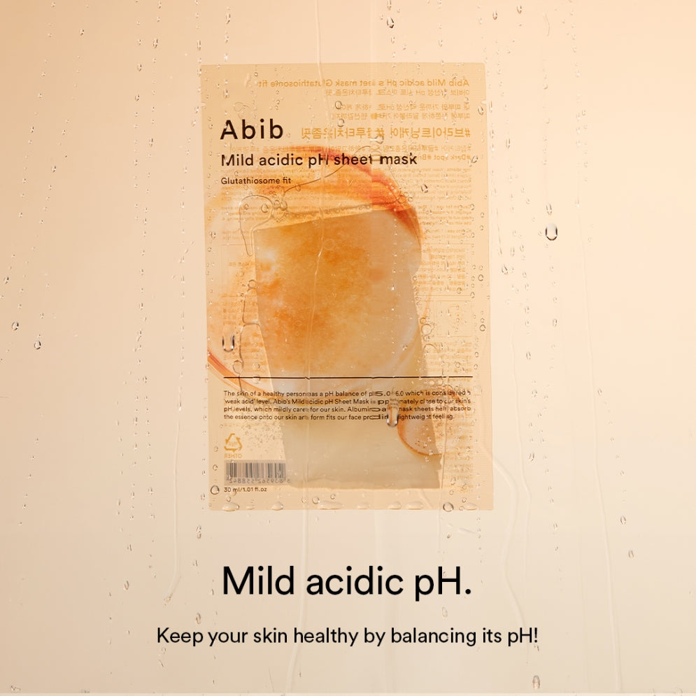 Abib Mild Acidic PH Sheet Mask Glutathiosome Fit (1ea)