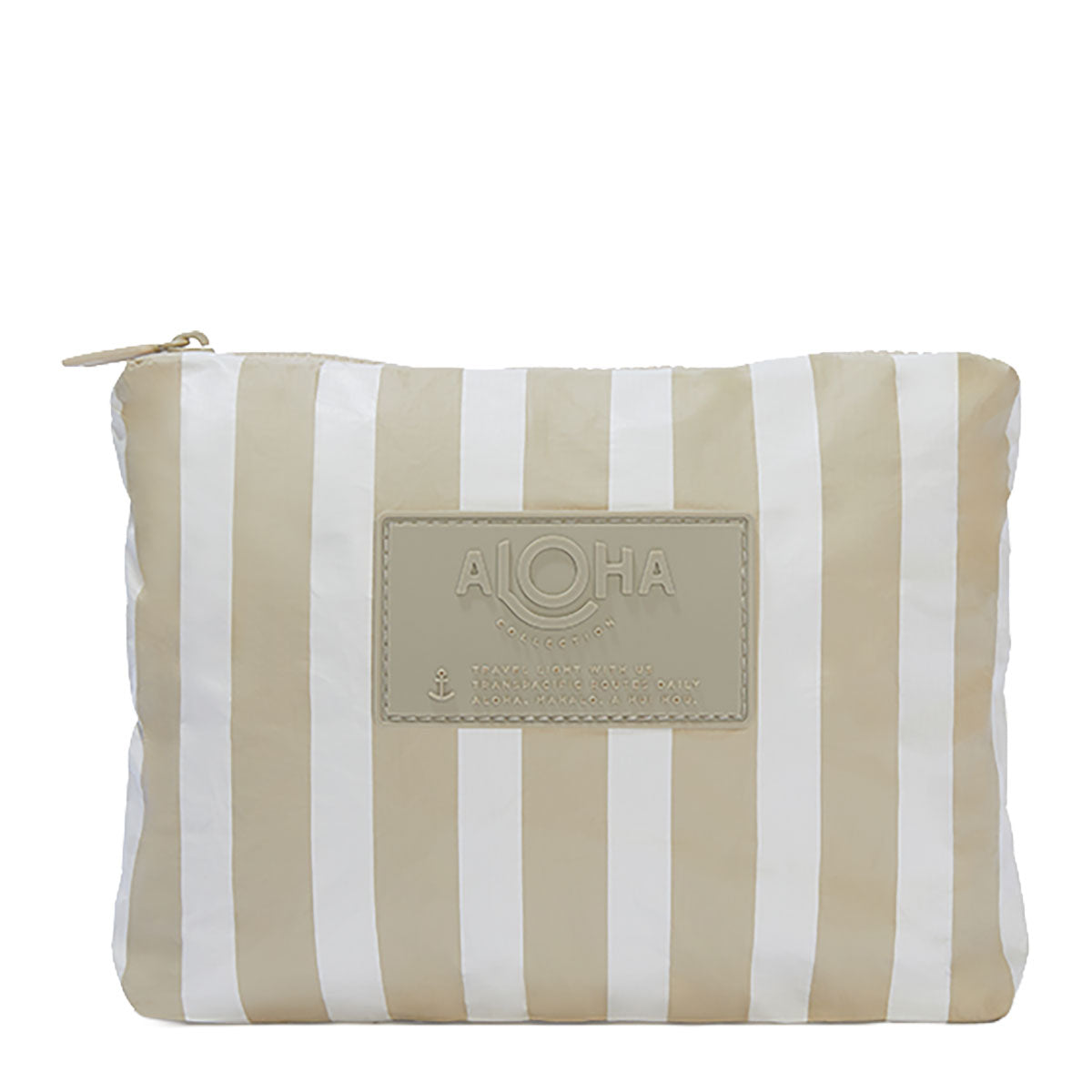 Aloha Collection Le Stripe Travel Bag Dune