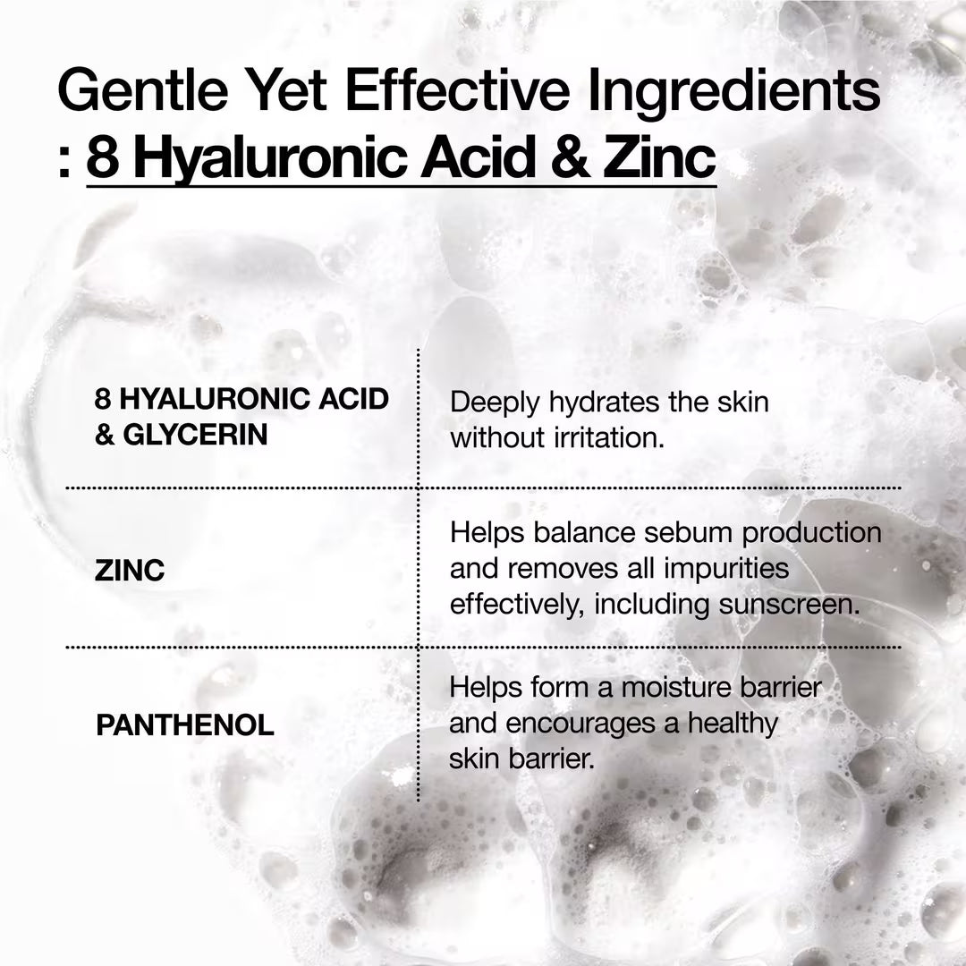 Anua 8 Hyaluronic Acid Hydrating Gentle Foaming Cleanser 150 ml