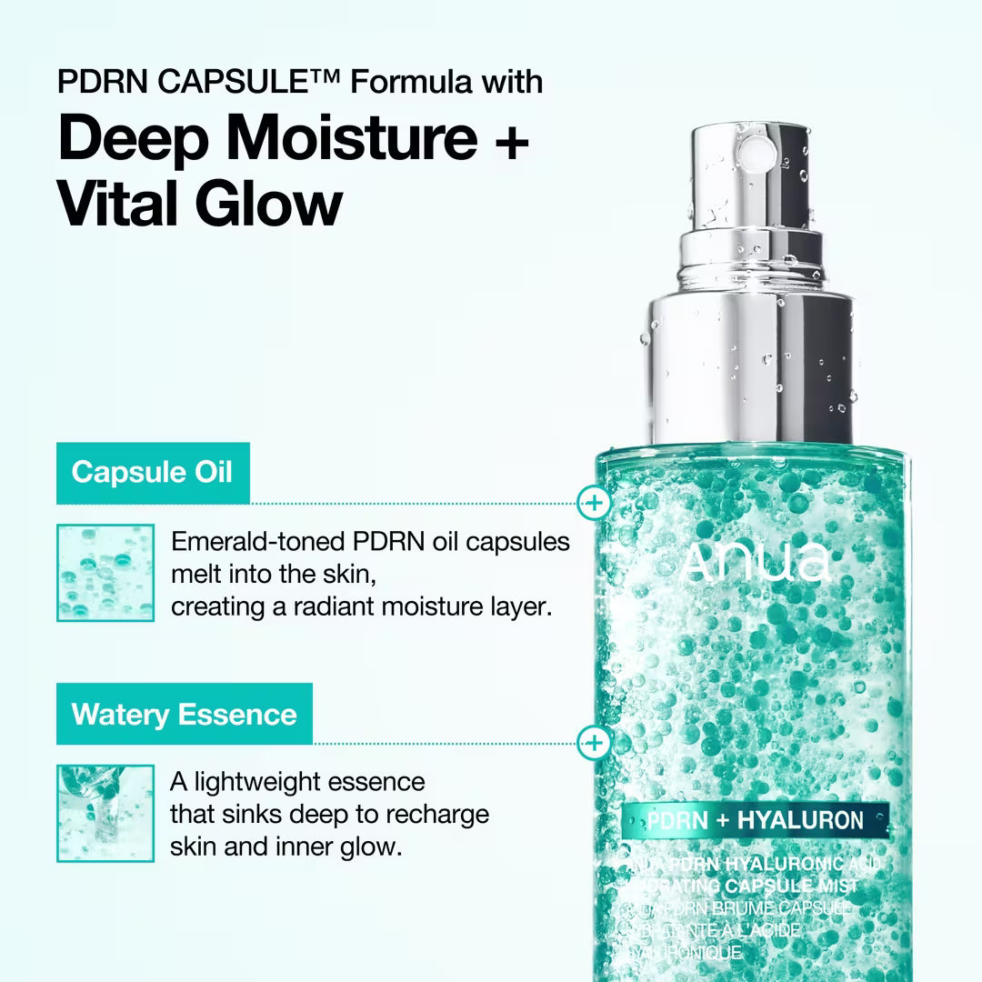 Anua PDRN Hyaluronic Acid Hydrating Capsule Mist 100 ml / 3.38 oz