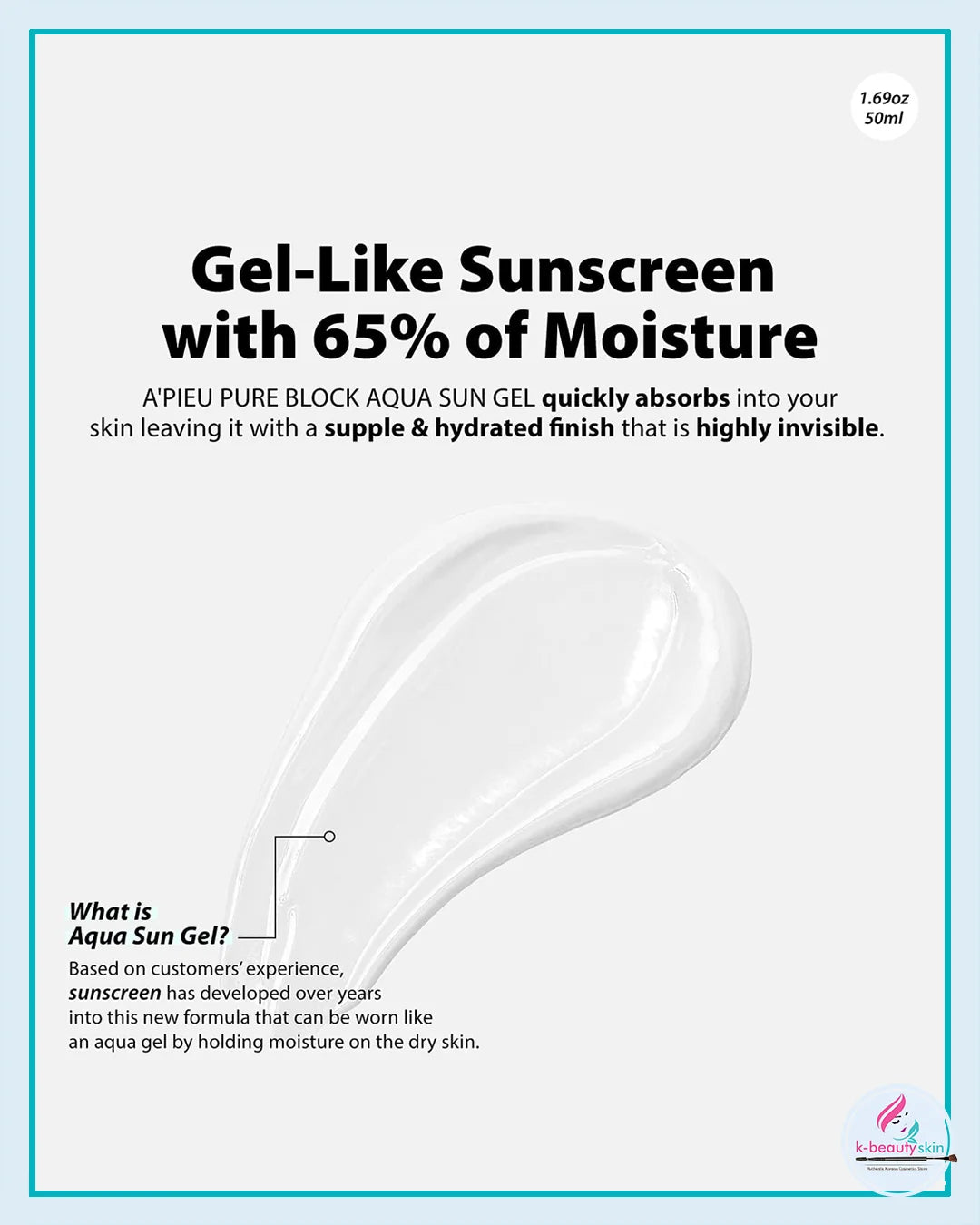 A'pieu Pure Block Aqua Sun Gel 50 ml