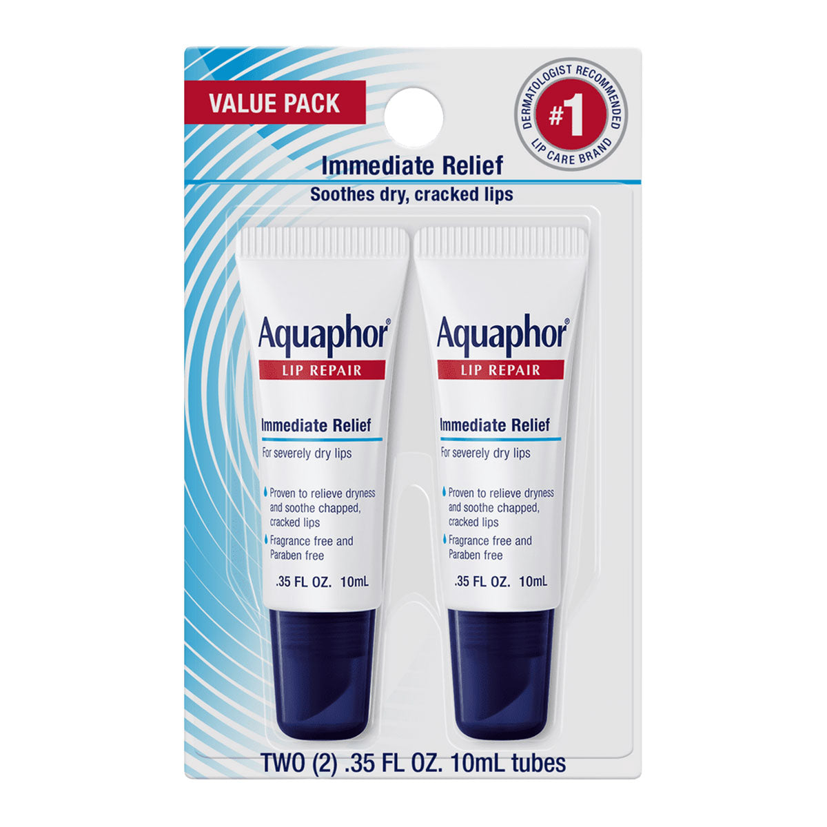 Aquaphor Lip Repair Value Pack 2 x 10 ml