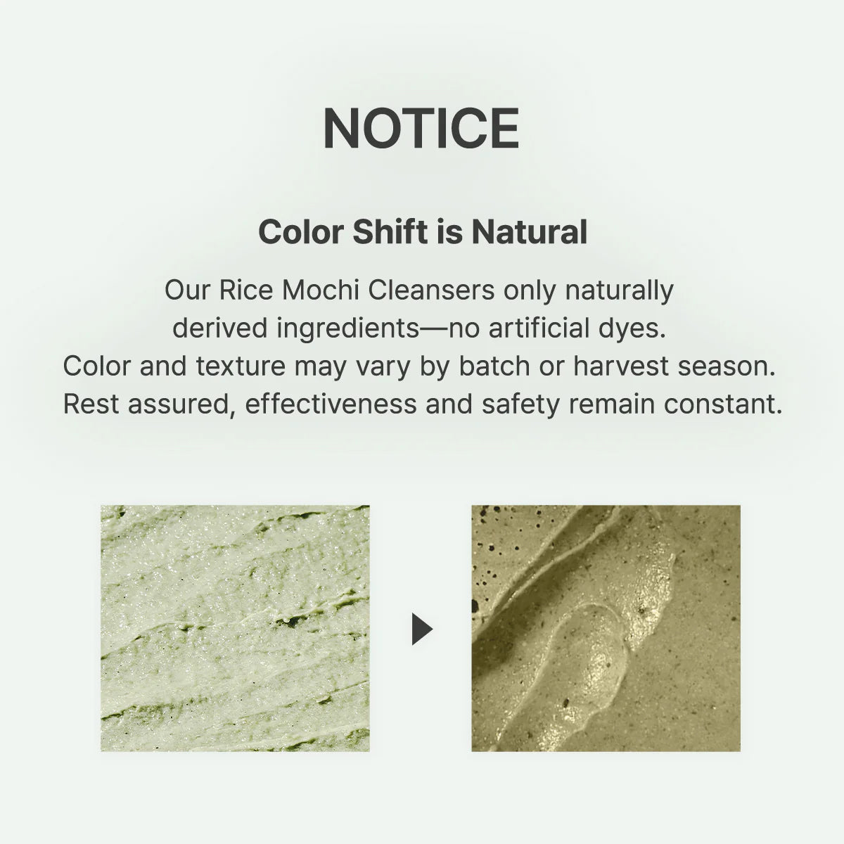 Arencia Fresh Green Rice Mochi Cleanser 120 g / 4.23 oz