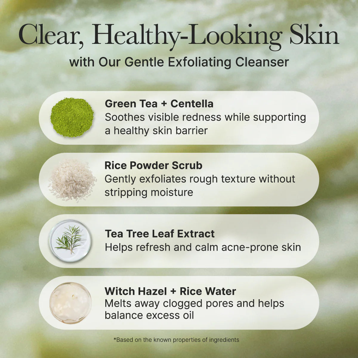 Arencia Fresh Green Rice Mochi Cleanser 120 g / 4.23 oz