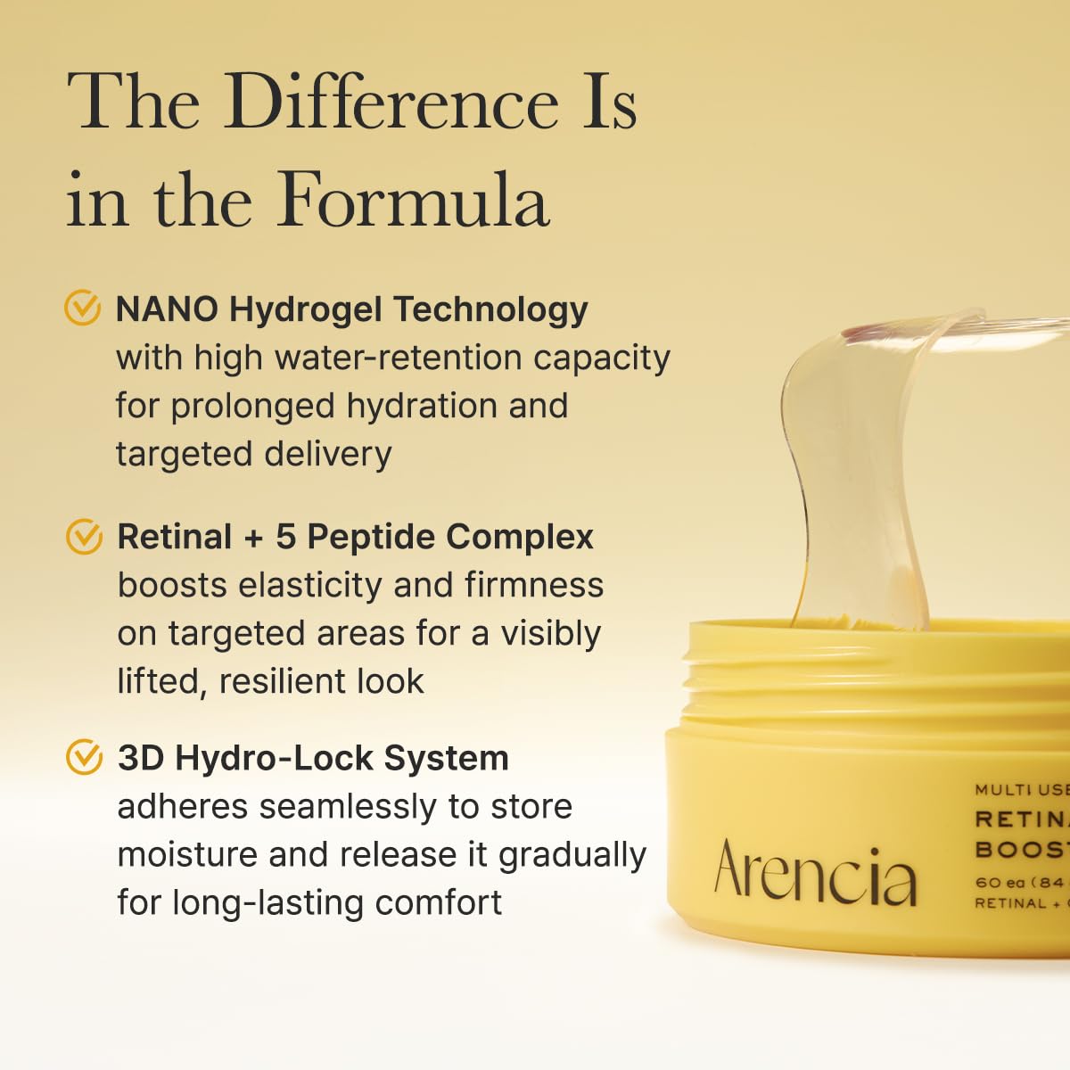 Arencia Retinal Boosting Eye Mask (60ea)