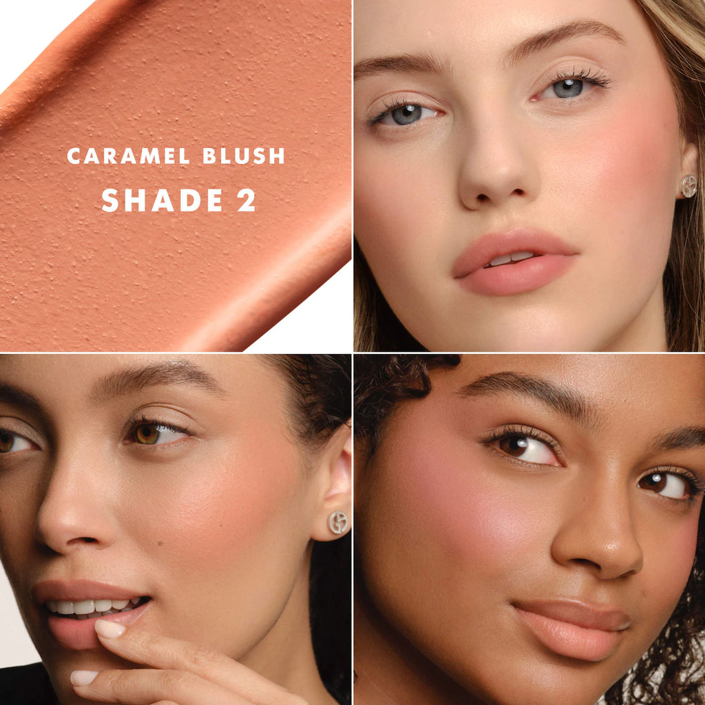 Armani Beauty Dolci Blush Smoothing Cream-to-Powder Soft-Matte Balm | 2 Caramel Blush