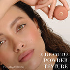 Armani Beauty Dolci Blush Smoothing Cream-to-Powder Soft-Matte Balm | 2 Caramel Blush