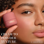 Armani Beauty Dolci Blush Smoothing Cream-to-Powder Soft-Matte Balm | 5 Mauve Blush