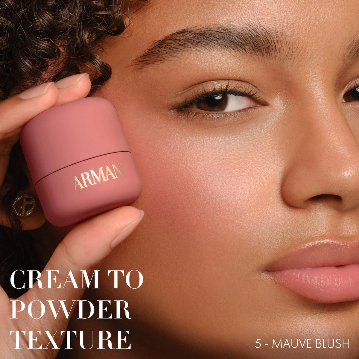 Armani Beauty Dolci Blush Smoothing Cream-to-Powder Soft-Matte Balm | 5 Mauve Blush