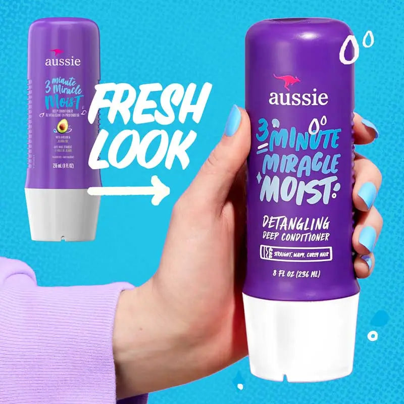 Aussie 3 Minute Miracle Moist Detangling Deep Conditioner 236 ml / 8 oz