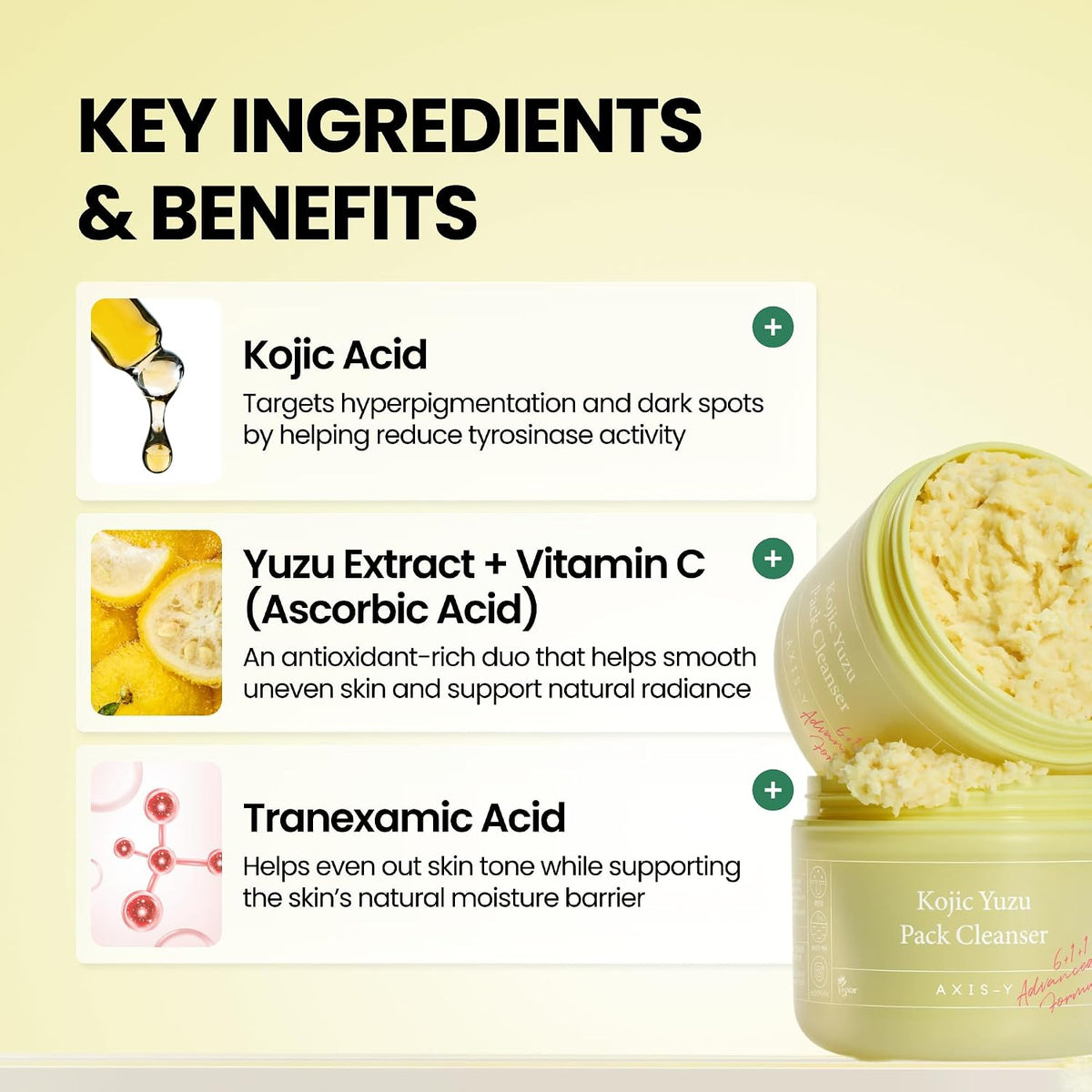 AXIS-Y Kojic Yuzu Pack Cleanser 60 g