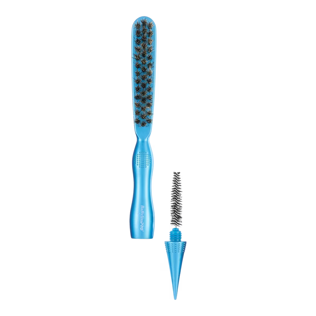 BaBylissPRO Nano Titanium 2-in-1 Slick Back Brush with Detachable Taming Wand