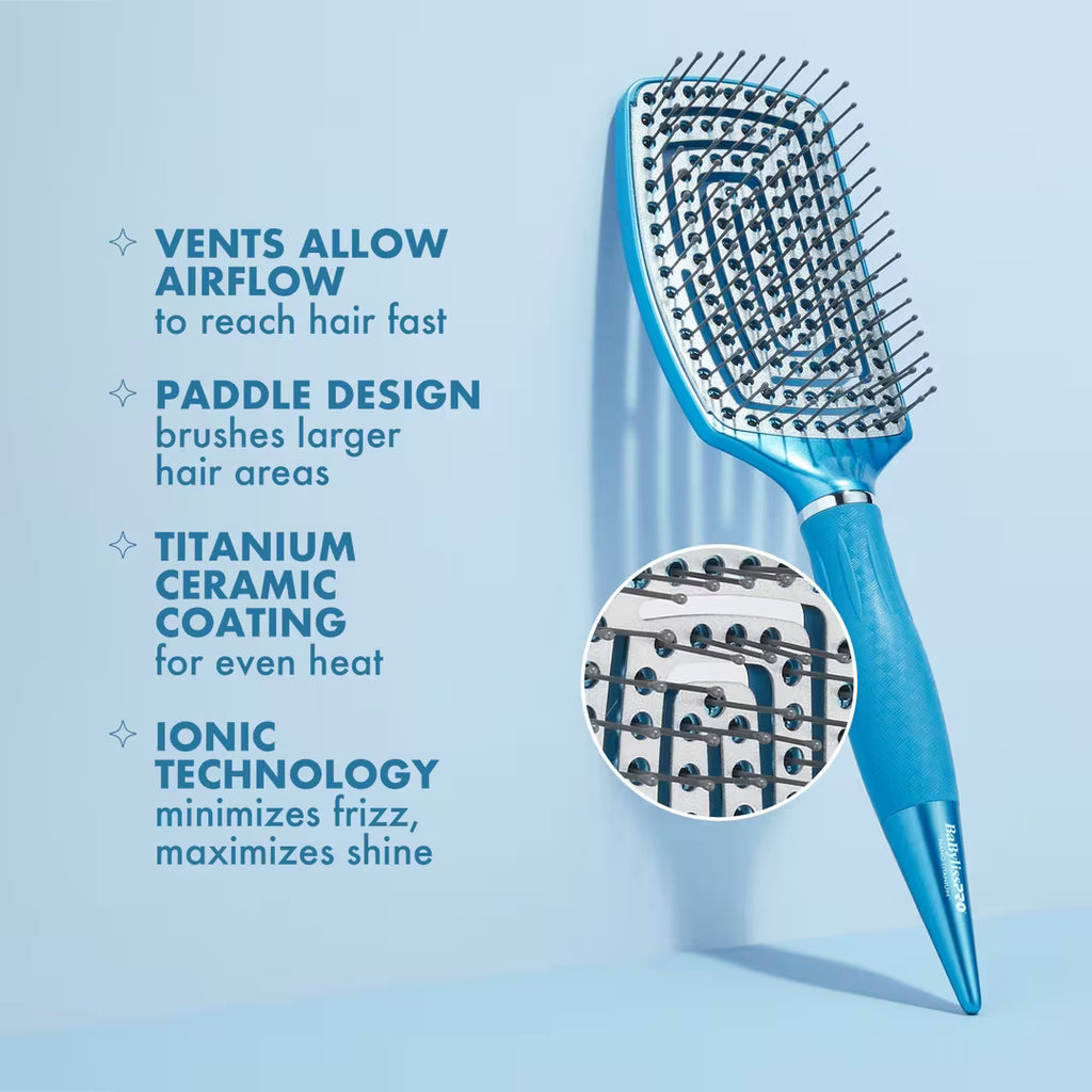BaBylissPRO Nano Titanium Vented Blow-Dry Paddle Brush