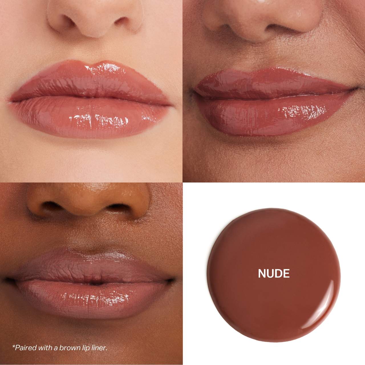 BASMA The High-Pigment Blurring Gloss Balm | Nude
