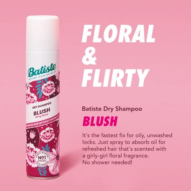 Batiste Dry Shampoo Blush Flirty Floral 200 ml / 120 g