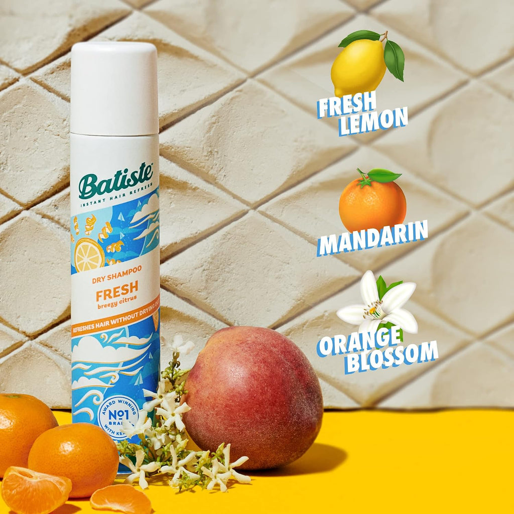 Batiste Dry Shampoo Fresh Breezy Citrus 200 ml / 120 g