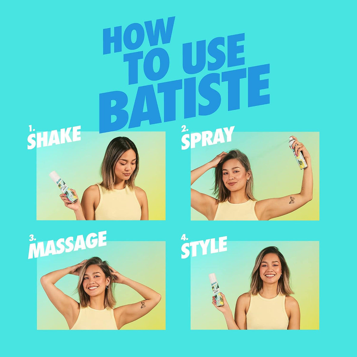 Batiste Dry Shampoo Fresh Breezy Citrus 200 ml / 120 g