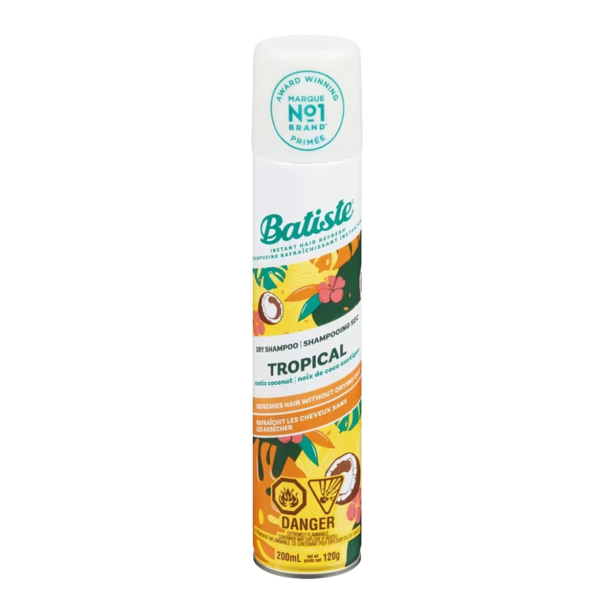 Batiste Dry Shampoo Tropical Exotic Coconut 200 ml / 120 g