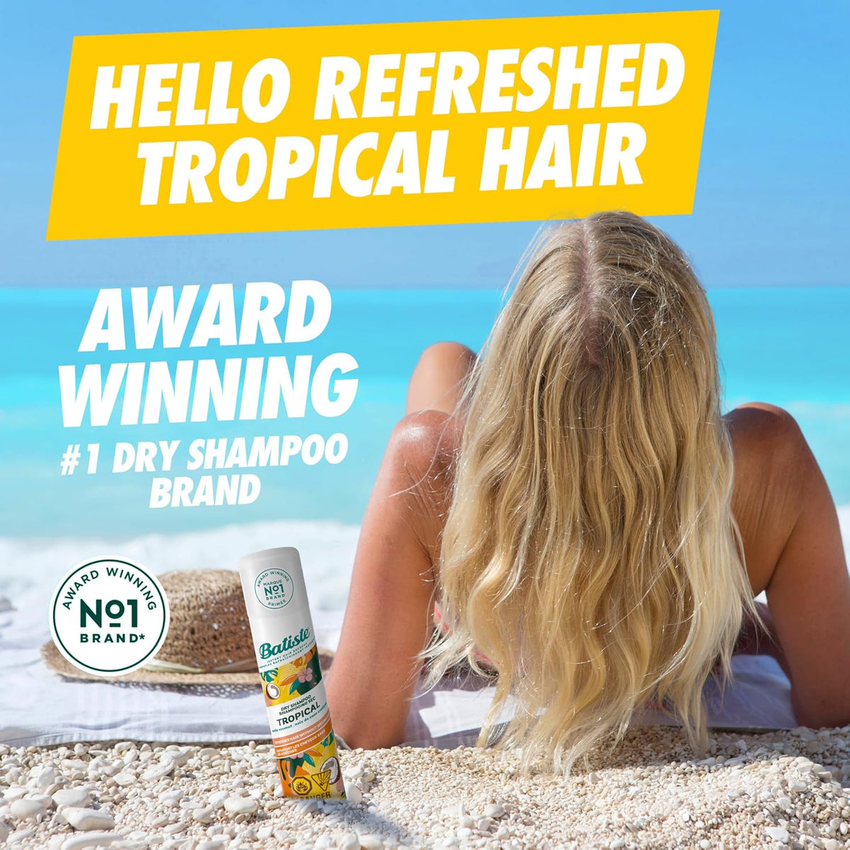 Batiste Dry Shampoo Tropical Exotic Coconut 108 g / 3.81 oz