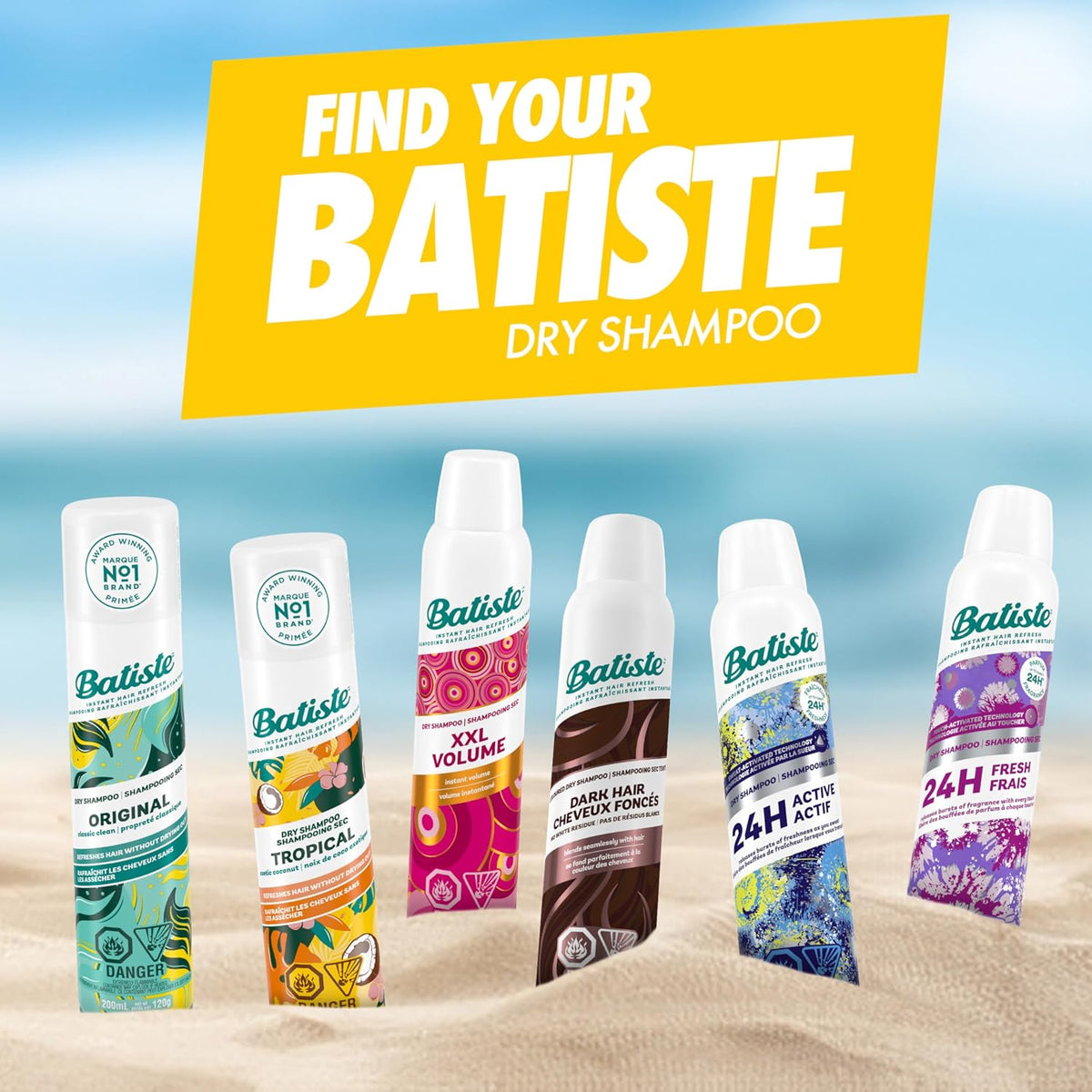 Batiste Dry Shampoo Tropical Exotic Coconut 108 g / 3.81 oz