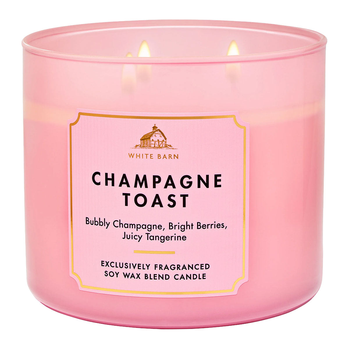 Bath & Body Works White Barn Champagne Toast 3-Wick Candle