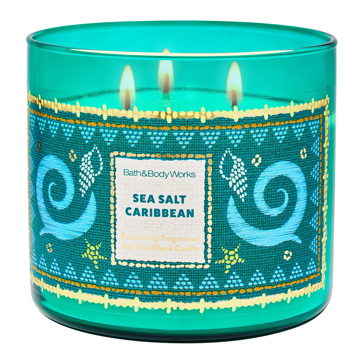 Bath & Body Works Sea Salt Caribbean 3-Wick Candle
