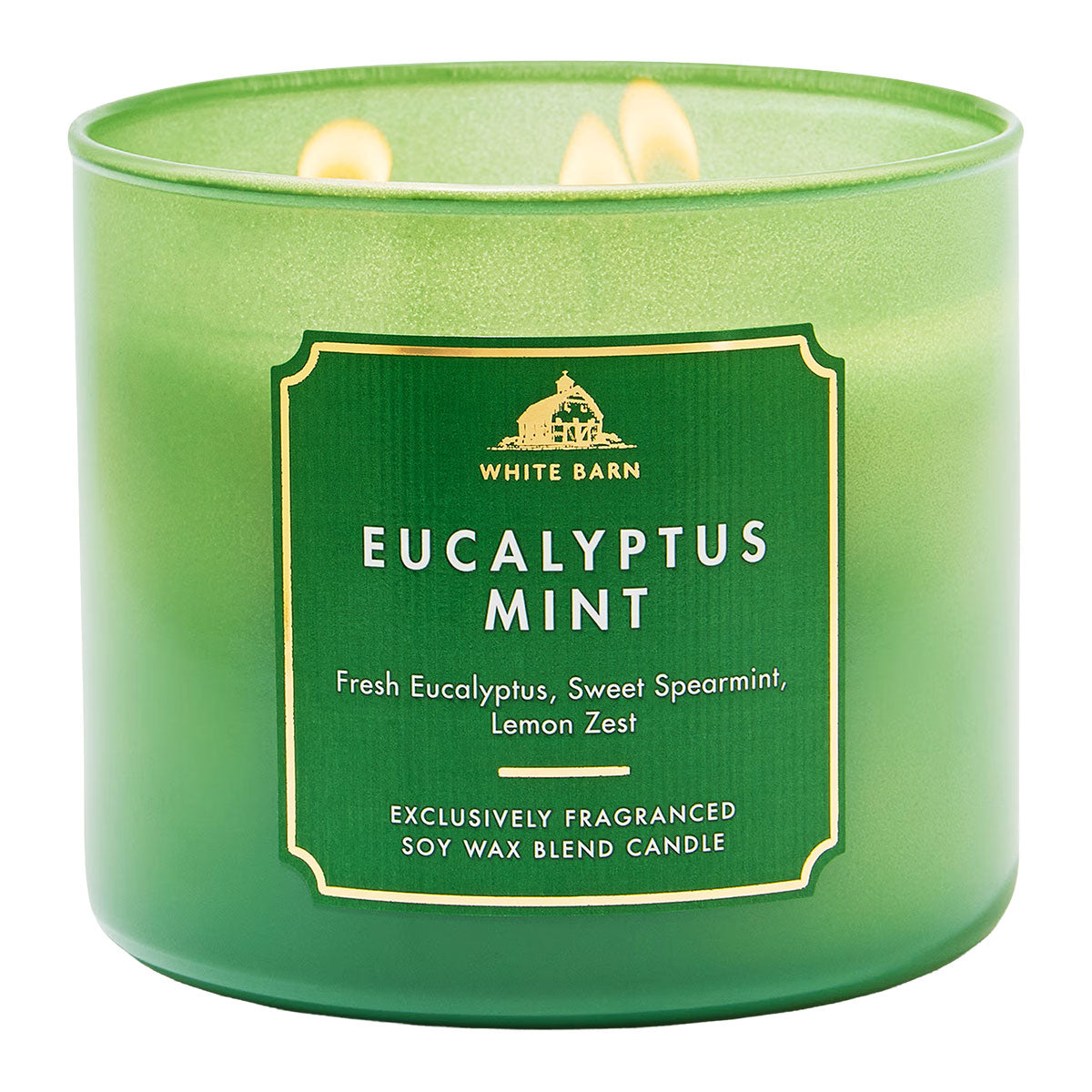 Bath & Body White Barn Eucalyptus Mint 3-Wick Candle
