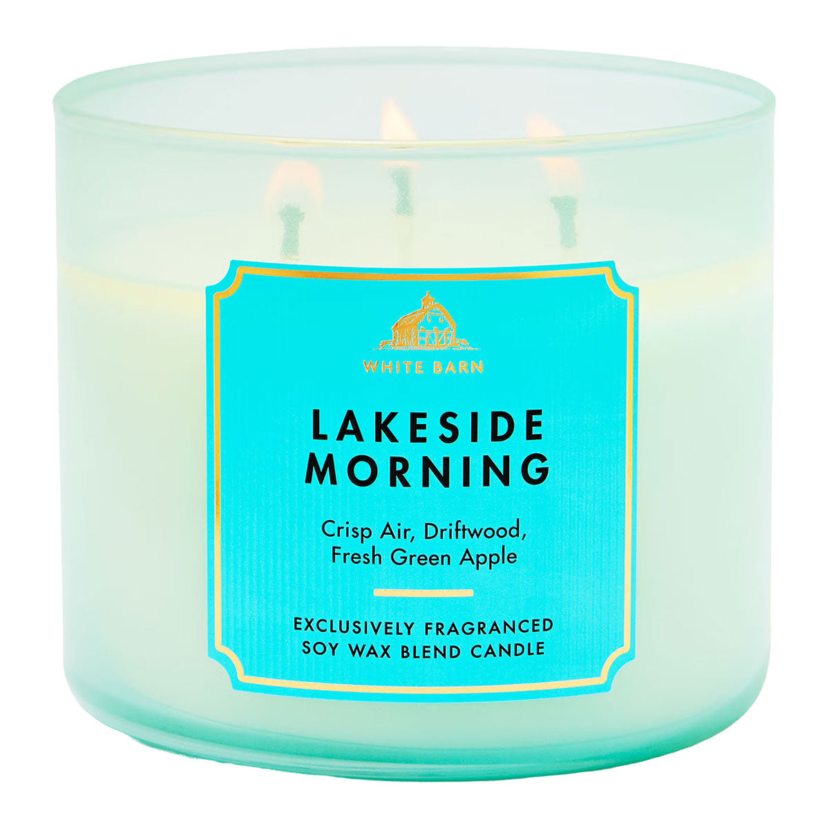 Bath & Body Works White Barn Lakeside Morning 3-Wick Candle