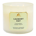 Bath & Body Works White Barn Laundry Day 3-Wick Candle