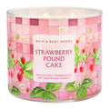 Bath & Body Works Strawberry Pound Cake 3-Wick Candle