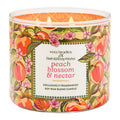 Bath & Body Works x Vera Bradley Peach Blossom & Nectar 3-Wick Candle