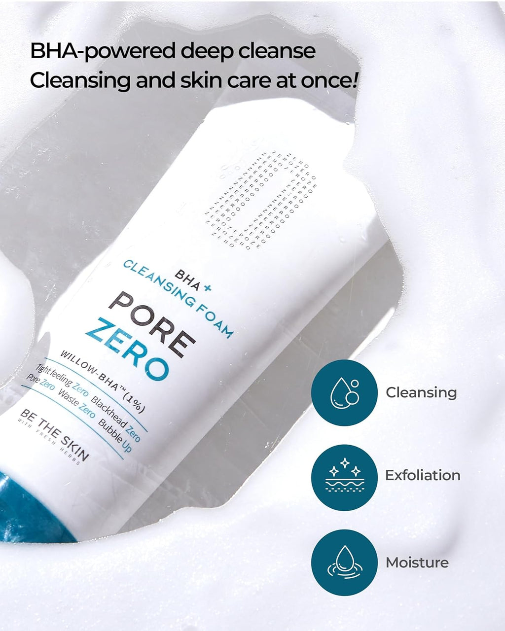 Be The Skin BHA+ PORE ZERO Cleansing Foam 150 ml