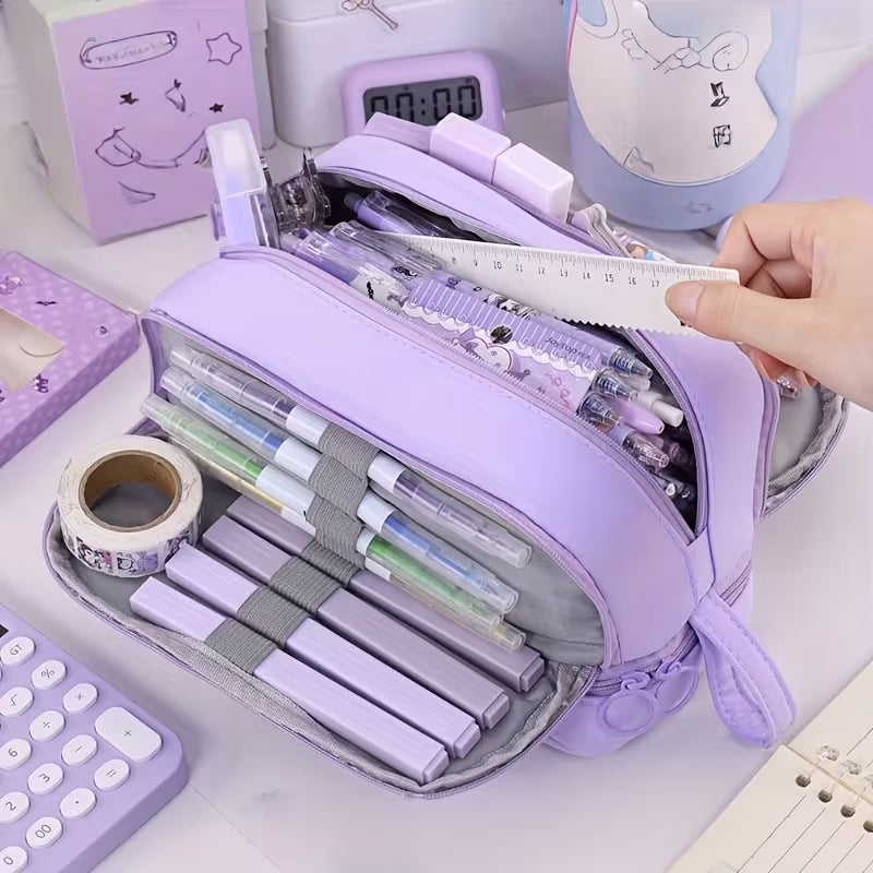 Beautiful Lies Multi Compartment Cosmetics Case | Black