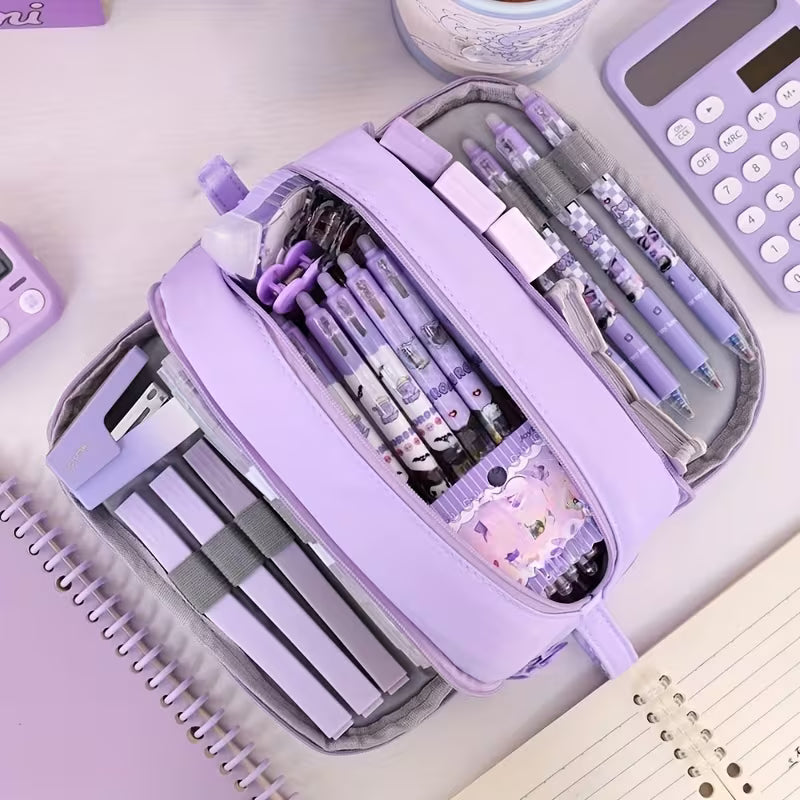 Beautiful Lies Multi Compartment Cosmetics Case | Black