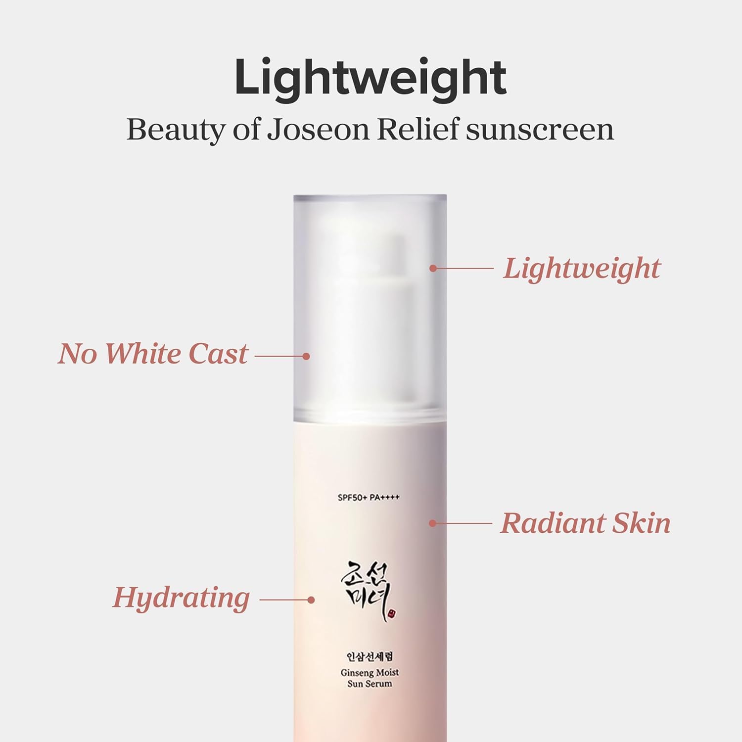 Beauty of Joseon Ginseng Moist Sun Serum SPF 50+ PA++++ 50 ml / 1.7 oz