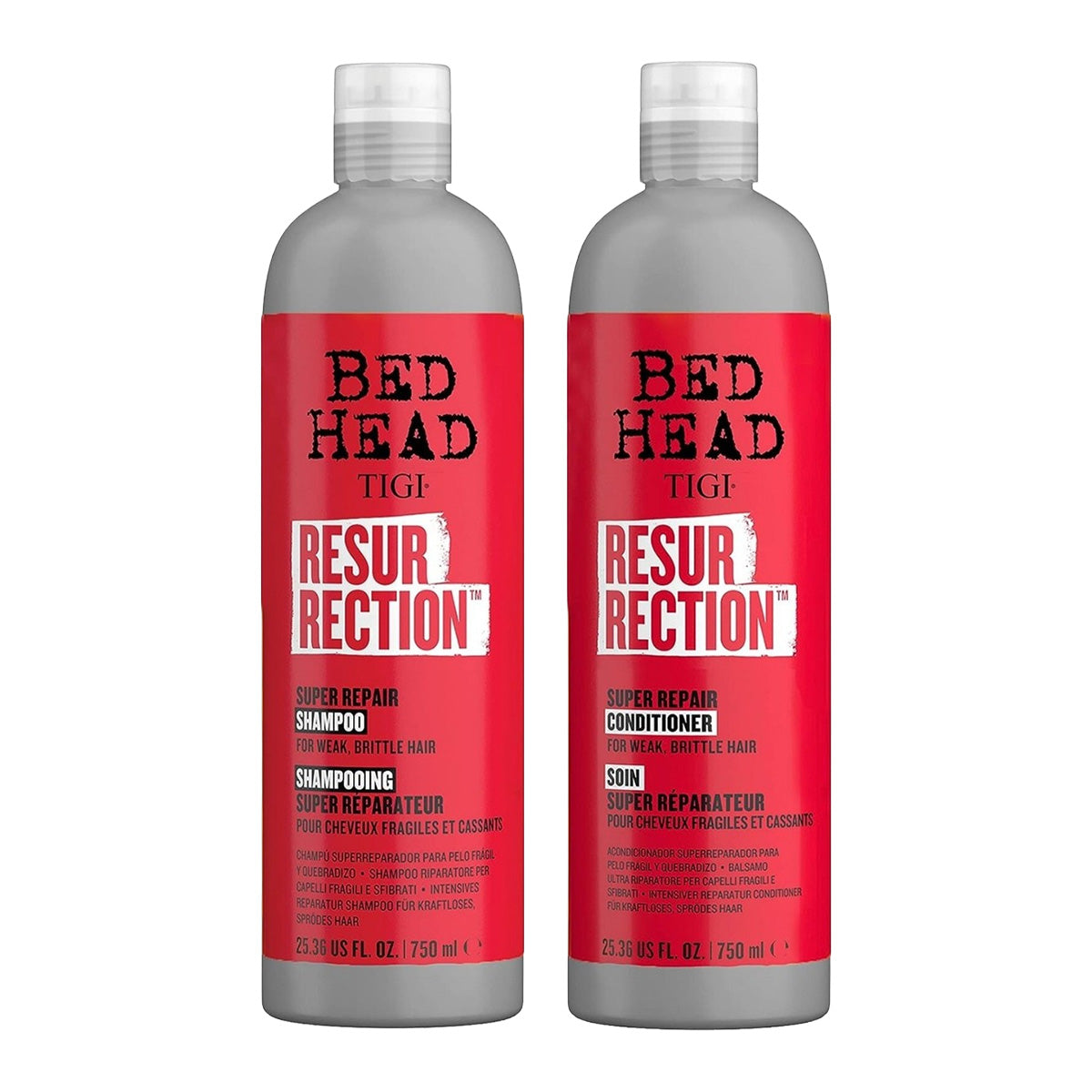 Tigi Bed Head Resurrection Shampoo & Conditioner Duo 2 x 750 ml / 25.36 oz