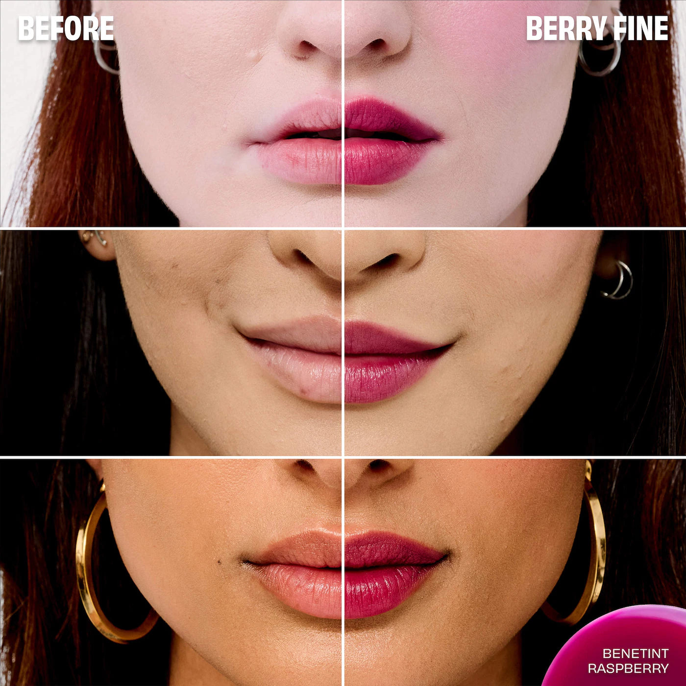 Benefit Cosmetics Benetint Bliss Liquid Lip + Cheek Blush Stain Duo