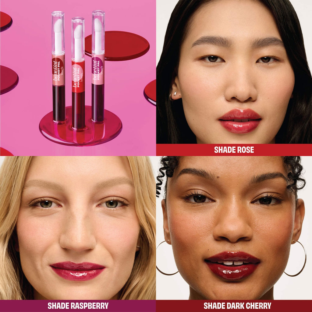 Benefit Cosmetics Benetint Pocket Pal Dual-Ended Longwear Lip Stain & Gloss | Original Rose