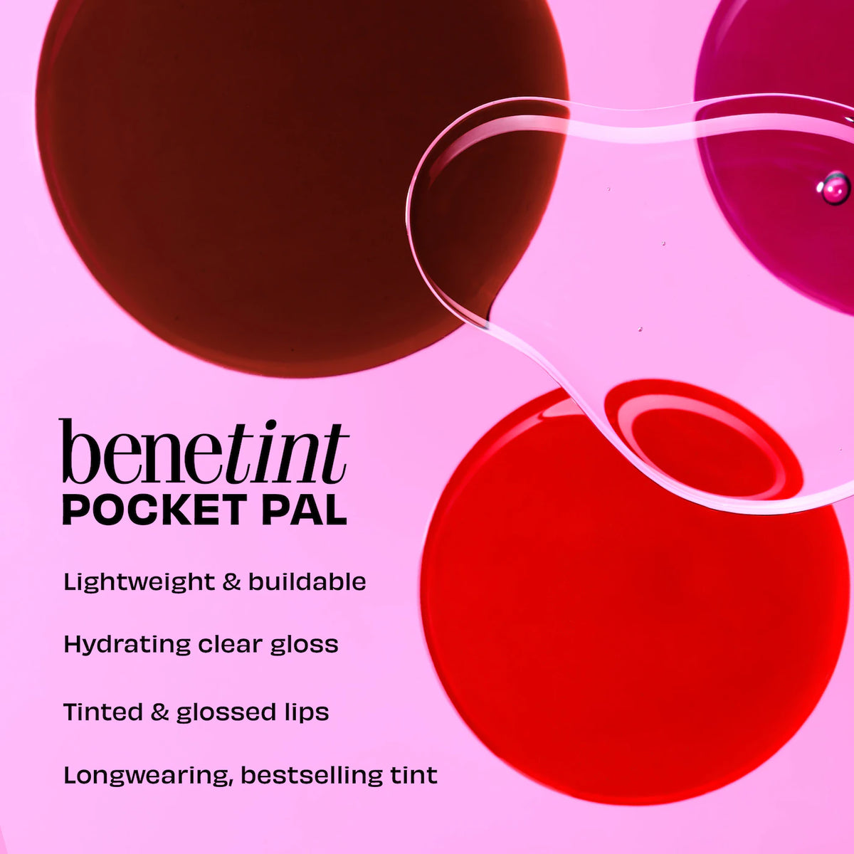 Benefit Cosmetics Benetint Pocket Pal Dual-Ended Longwear Lip Stain & Gloss | Original Rose