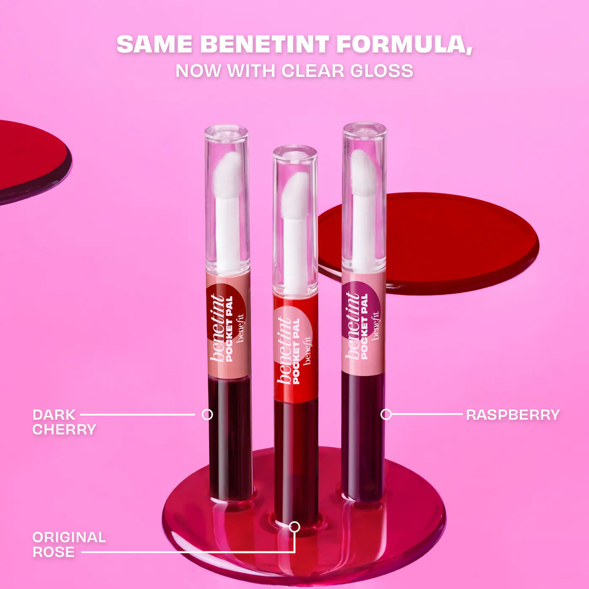 Benefit Cosmetics Benetint Pocket Pal Dual-Ended Longwear Lip Stain & Gloss | Original Rose
