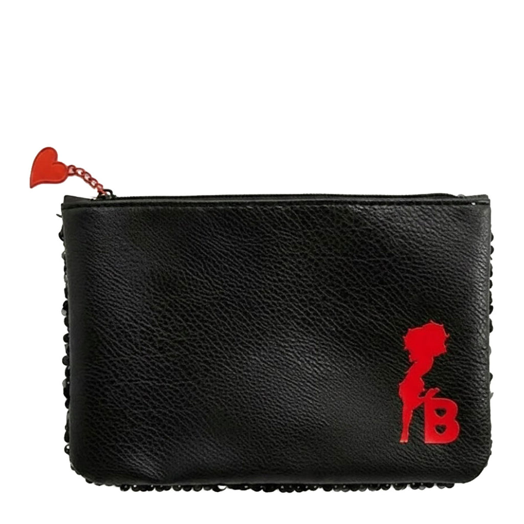 Ipsy x Betty Boop Limited Edition Faux Leather & Sequins Cosmetic Bag