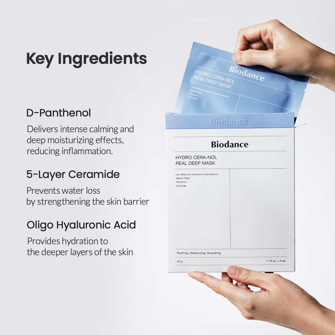 Biodance Hydro Cera-nol Real Deep Mask (4ea)