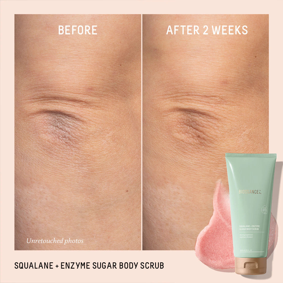 Biossance Squalane + Enzyme Sugar Body Scrub 200 ml