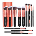 BS-MALL 14 Pieces Cone Handle Makeup Brushes