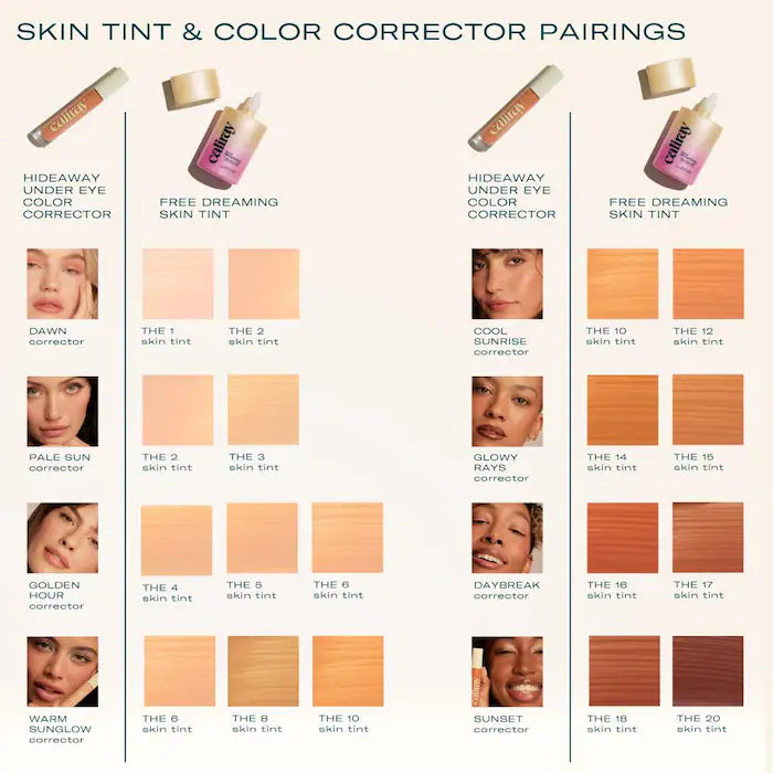 Caliray Hideaway Brightening Under Eye Color Corrector | Golden Hour